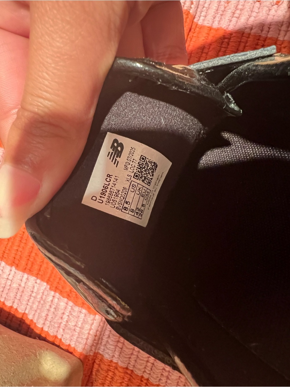 The New Balance 1906L Black Croc - Picture 9 of 9